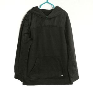Xersion black and gray quick dri pullover hoodie boys size 10 12